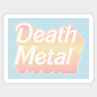 Death Metal // Cute Faded Pastel Design Sticker